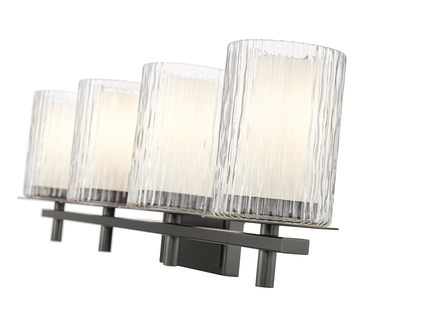 1949-4V-MB - Grayson 4 Light 31" Vanity - Matte Black