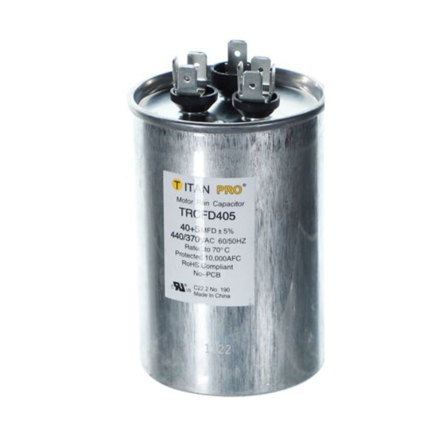 TRCFD405 - TITAN PRO CAPACITOR 40+5 MFD 440/370V ROUND
