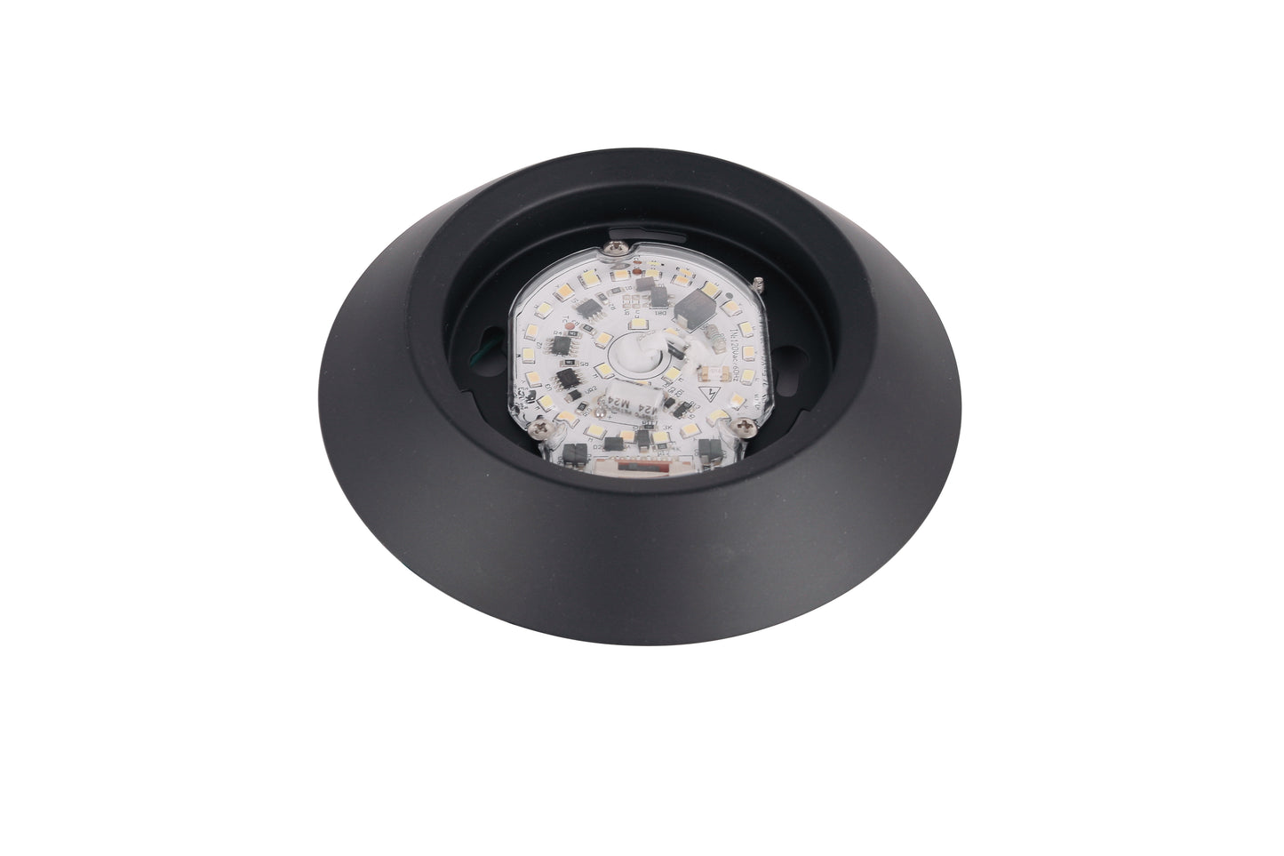 X9304-FB-LED-5CCT - LED Flush 5.9" Wide Flush Mount - Flat Black
