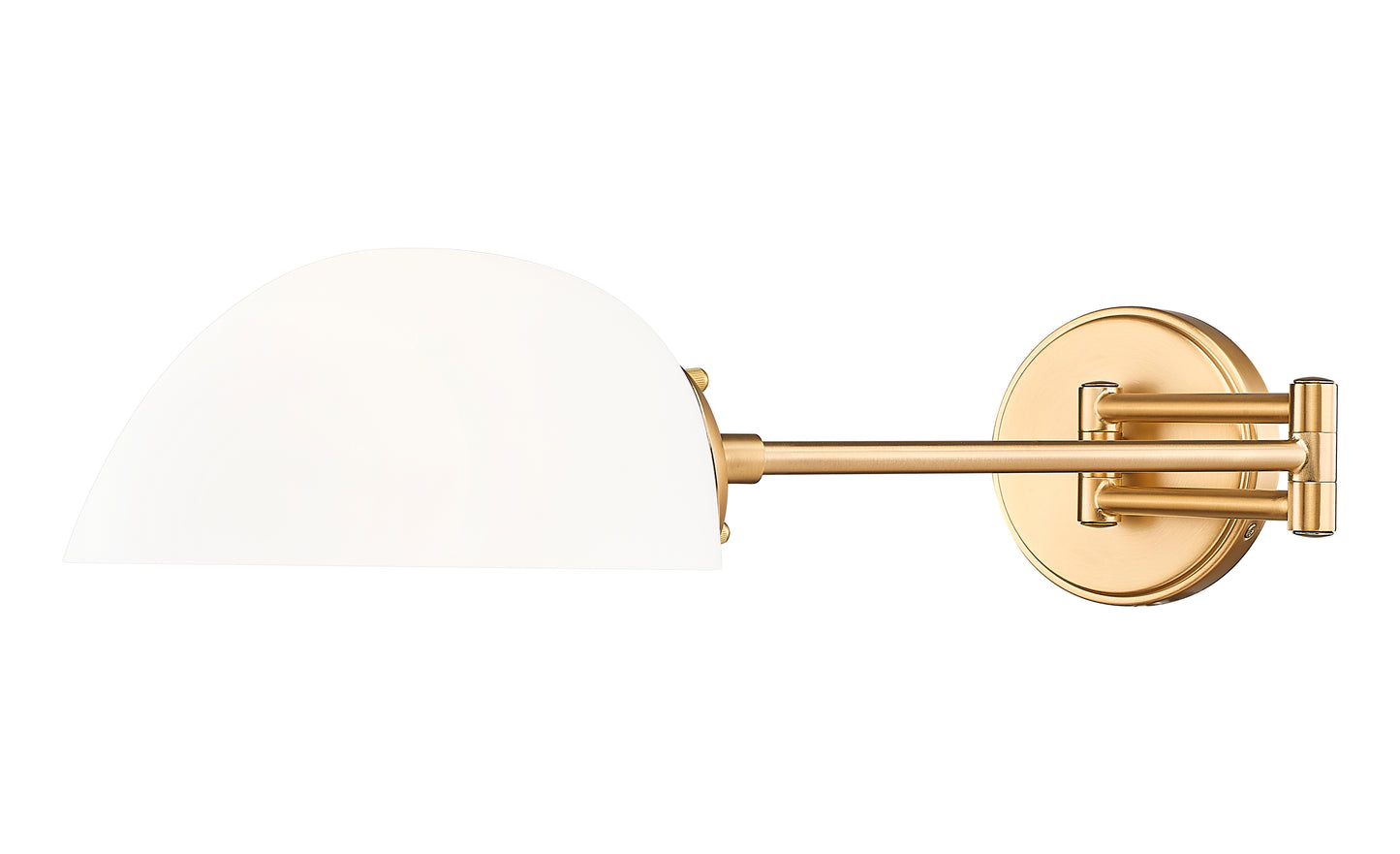 3048S-MGLD - Breton 1 Light Wall 5" Sconce - Modern Gold