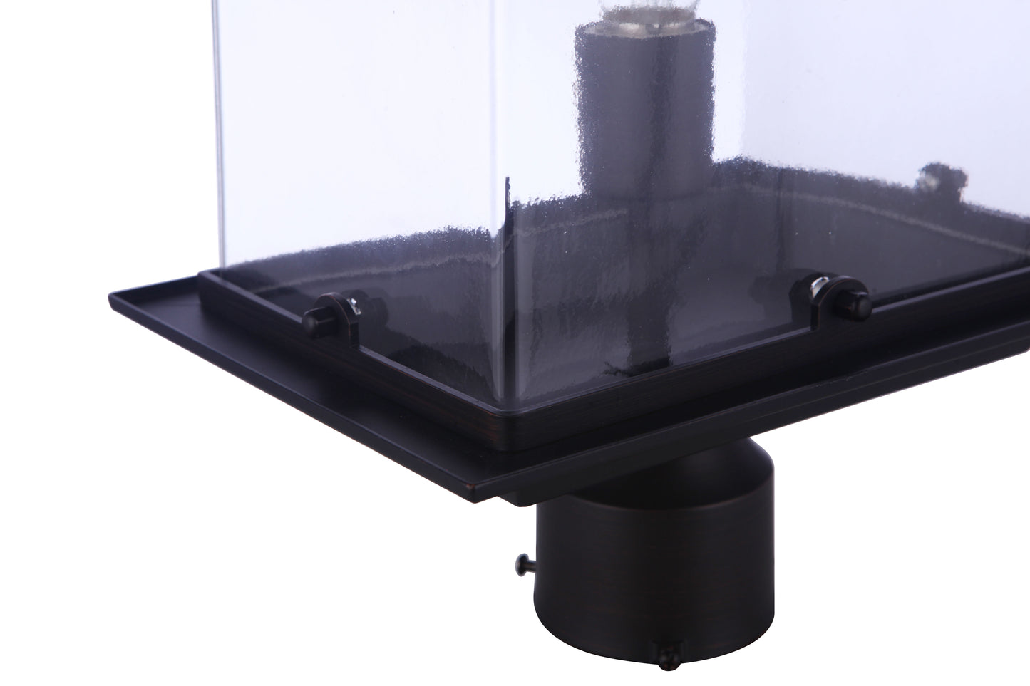 ZA6025-ABZ - Smithy 1 Light 18" High Outdoor Post - Aged Bronze Brushed