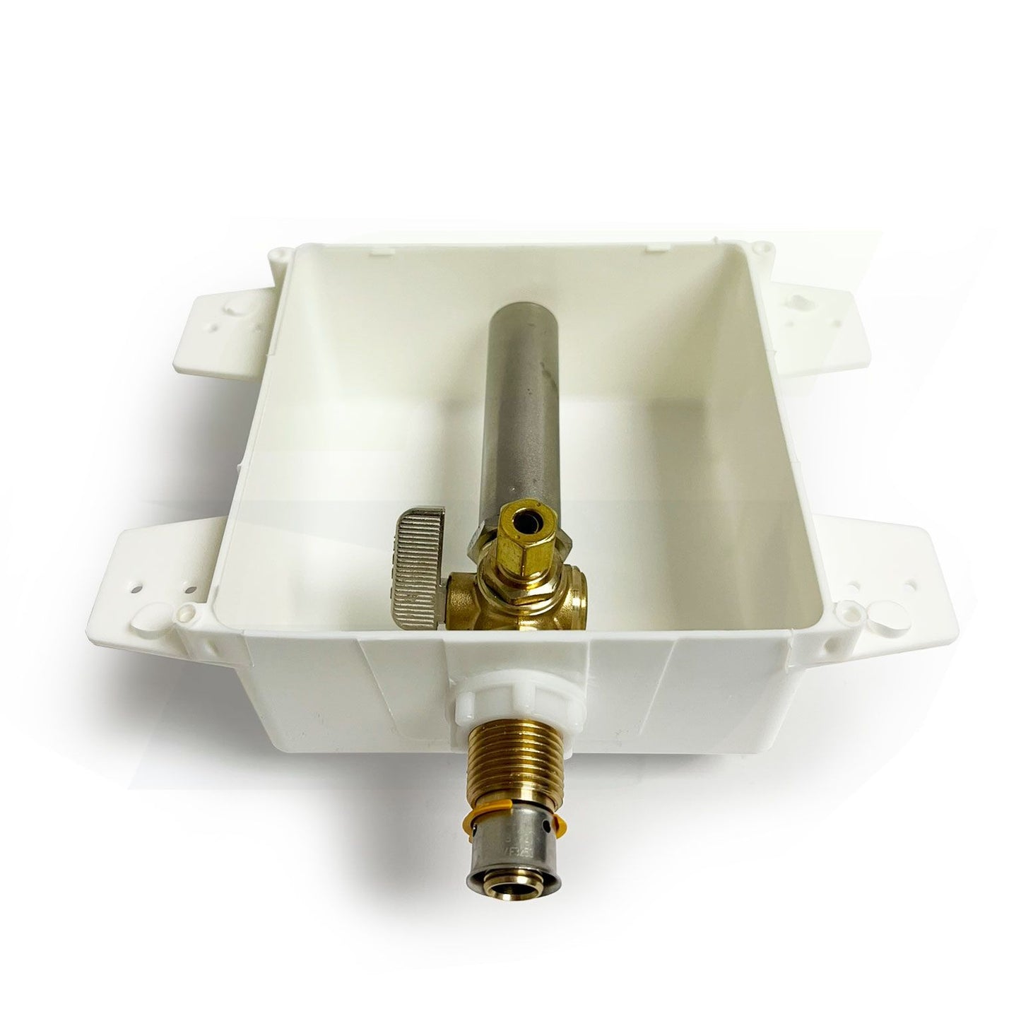 97220 - 1/2" PureFlow Press Ice Maker Outlet Box with Hammer Arrestor