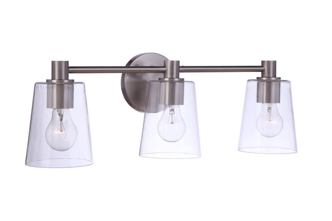 12623BNK3 - Emilio 3 Light 23" Wide Vanity Light - Brushed Nickel