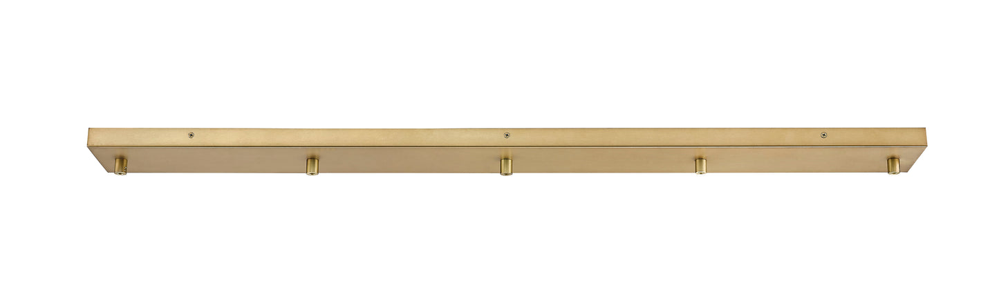 CP4205L-MGLD - Multi Point Canopy 5 Light Ceiling 5" Plate - Modern Gold