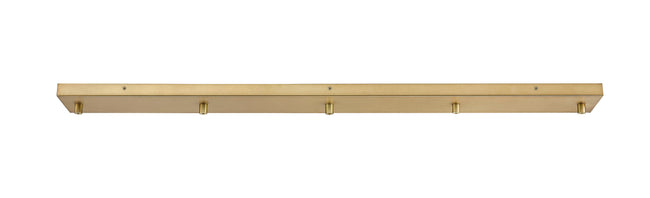 CP4205L-MGLD - Multi Point Canopy 5 Light Ceiling 5" Plate - Modern Gold