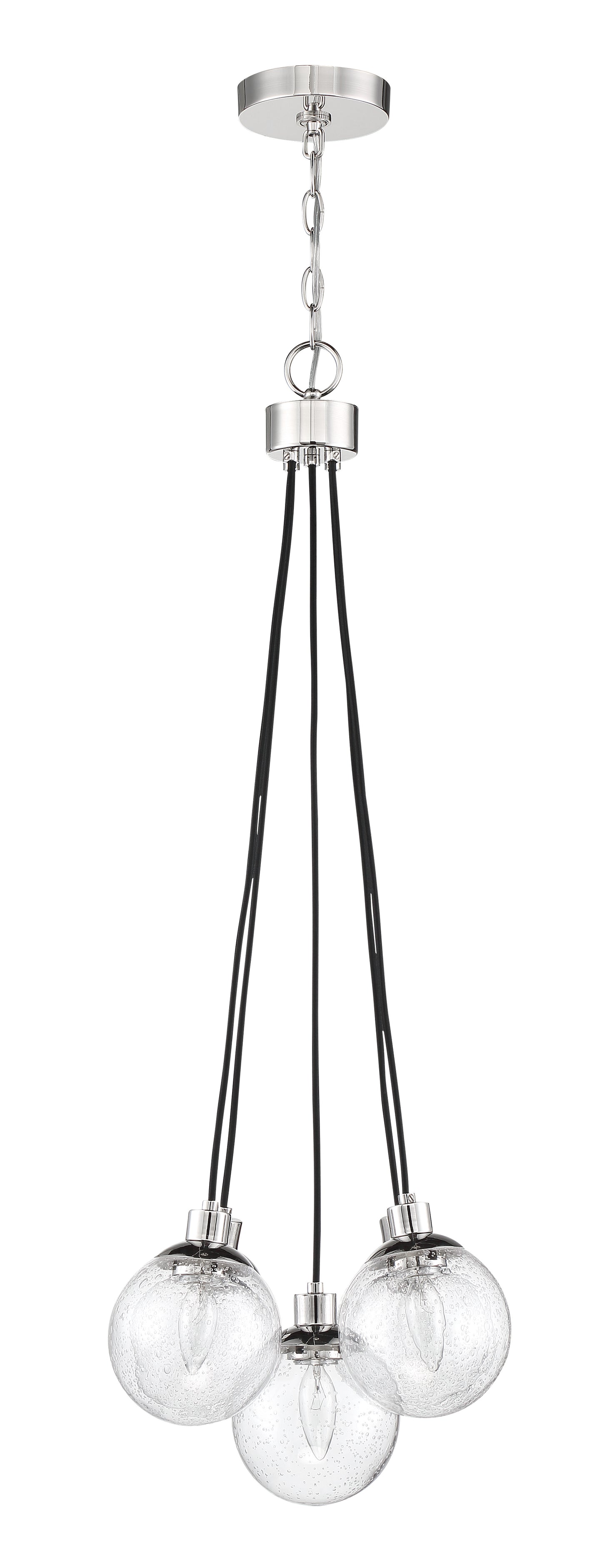 53395-CH - Que 5 Light 14.75" Wide Pendant - Chrome