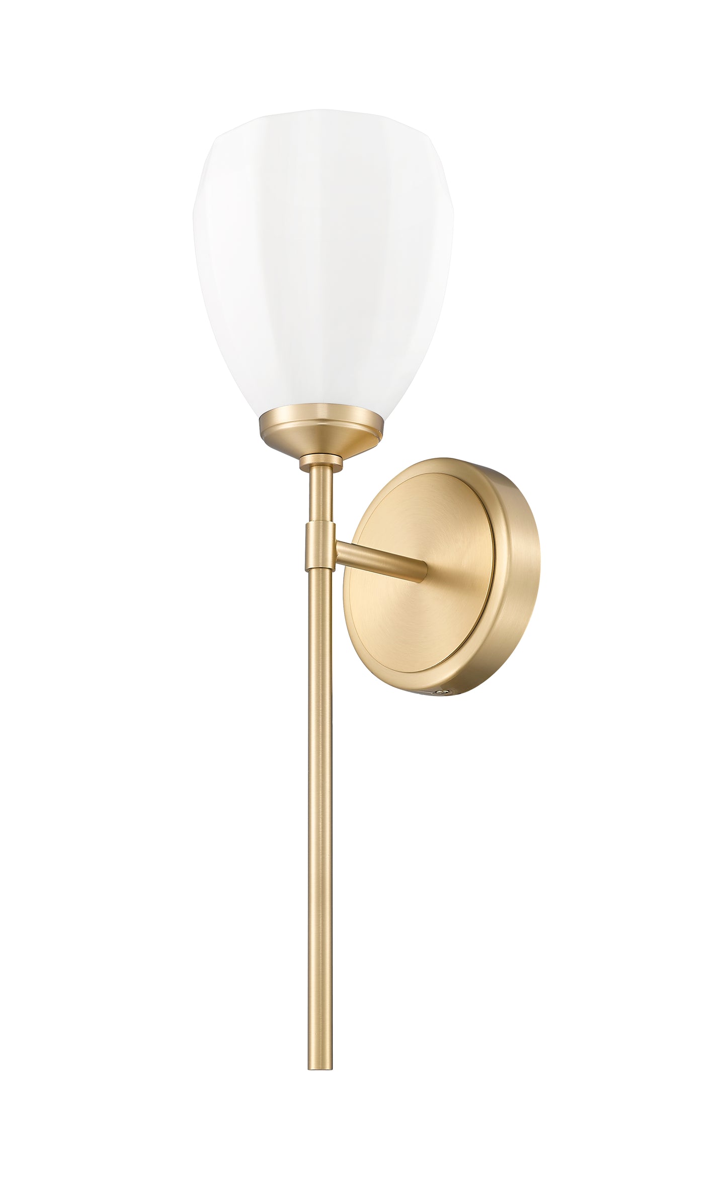 7004-1S-MGLD - Oren 1 Light Wall 19" Sconce - Modern Gold