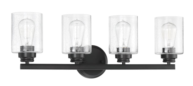 50504-FB - Bolden 4 Light 25" Wide Vanity Light - Flat Black