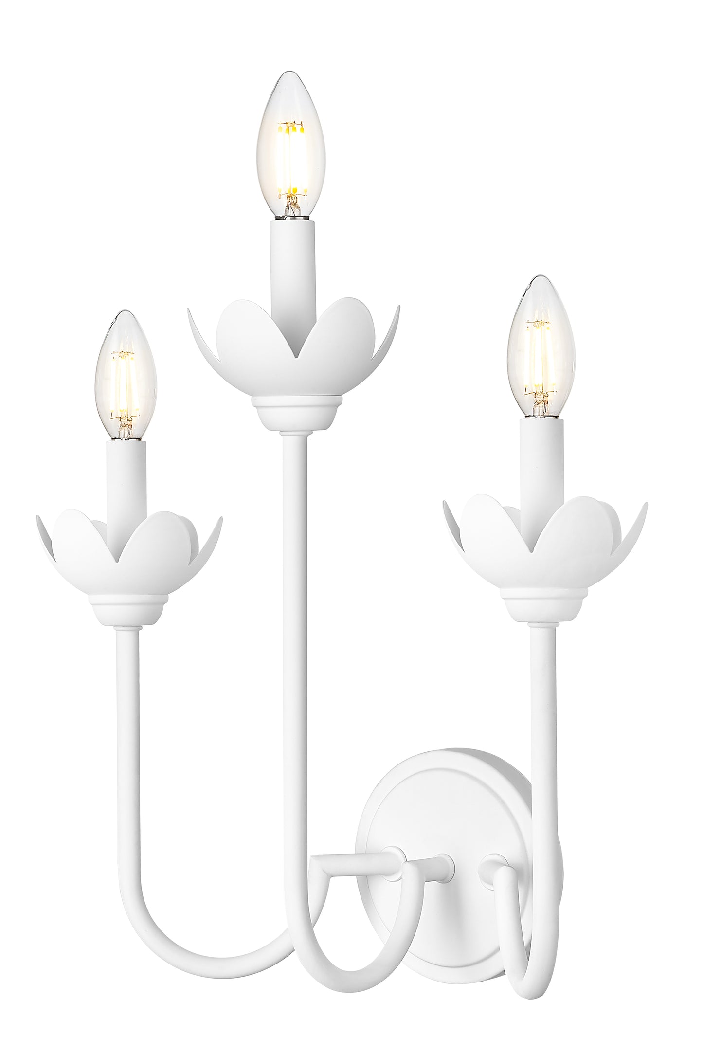 352-3S-TW - Allistair 3 Light Wall 16" Sconce - Tundra White