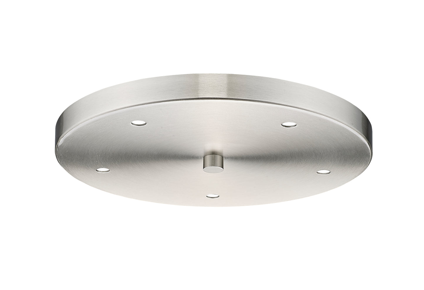 CP1205R-BN - Multi Point Canopy 5 Light Ceiling 12" Plate - Brushed Nickel