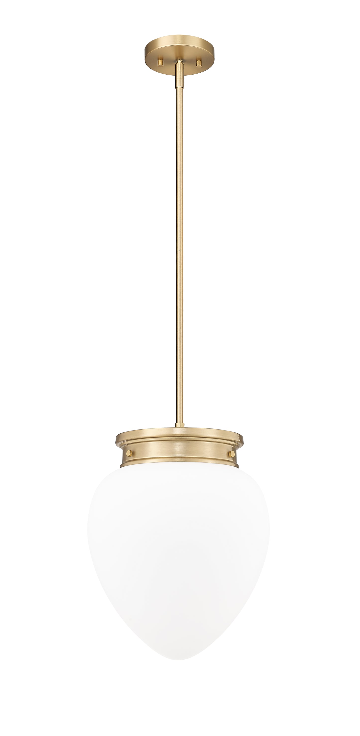 1945P12-MGLD - Gideon 1 Light 12" Pendant - Modern Gold