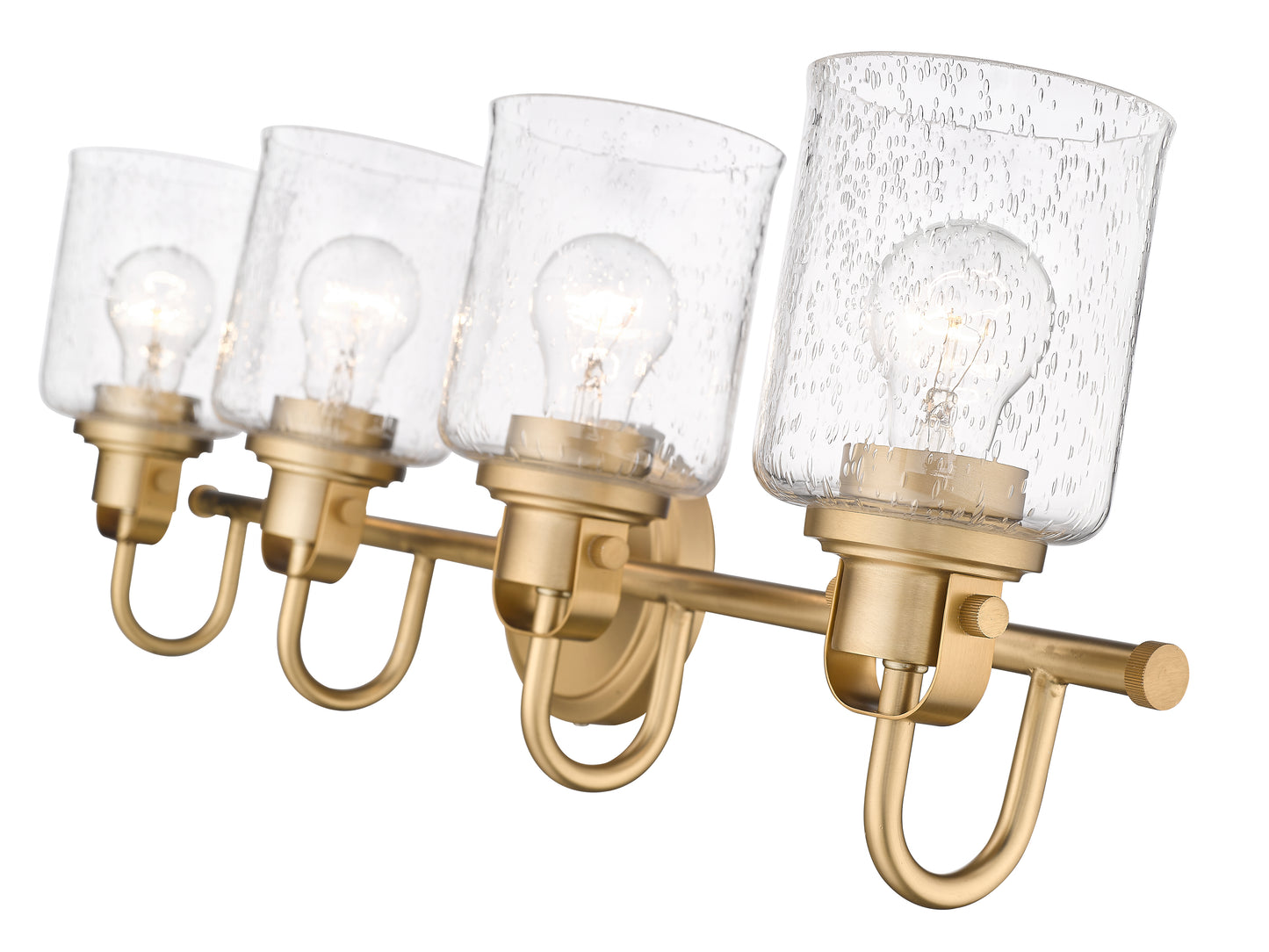 340-4V-HG - Kinsley 4 Light 28" Vanity - Heirloom Gold