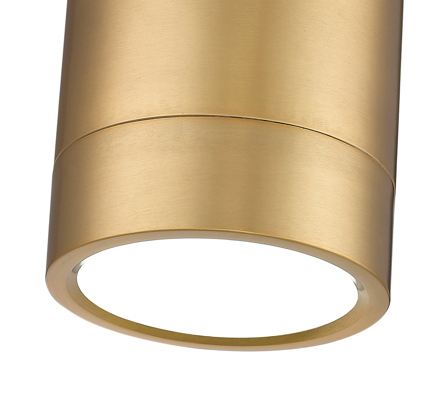 1006F6-MGLD-LED - Algar 1 Light Flush 6" Mount - Modern Gold