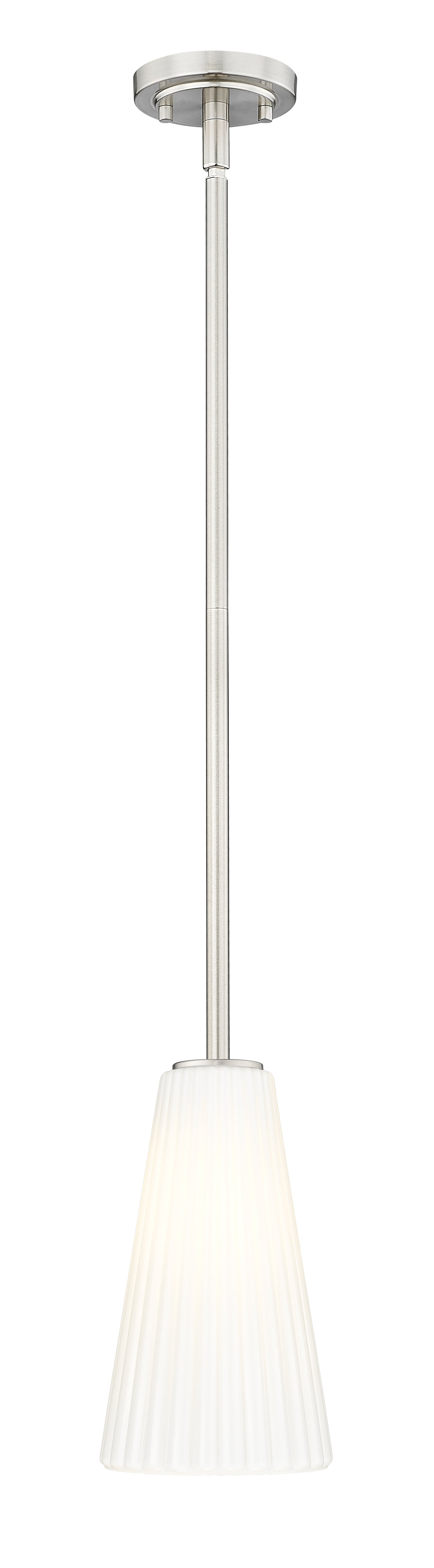 3043P6-ROD-BN - Farrell 1 Light 6" Pendant - Brushed Nickel