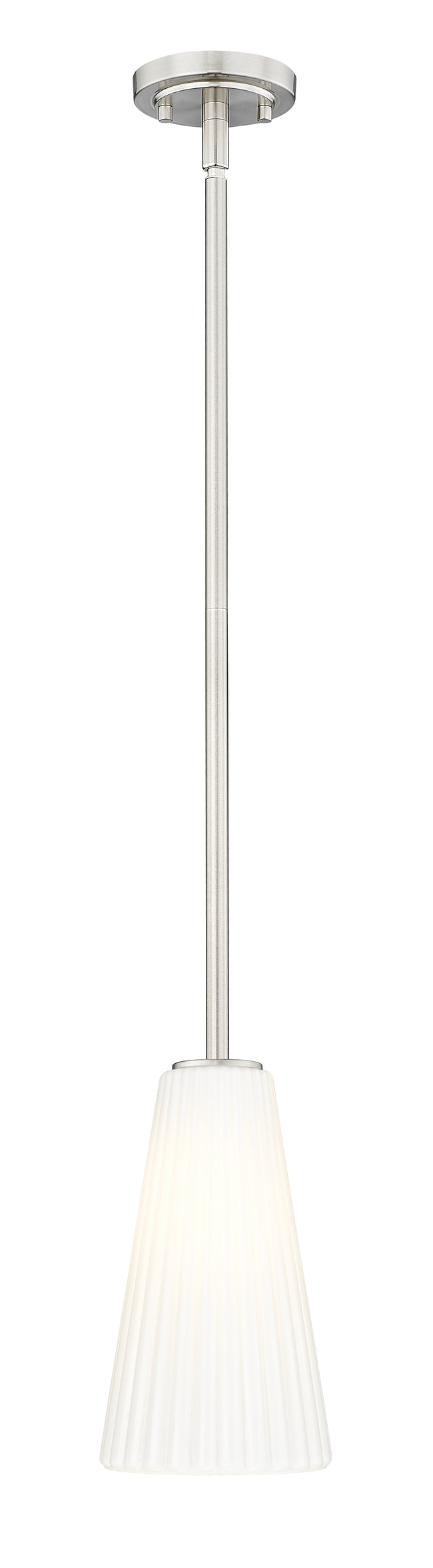 3043P6-ROD-BN - Farrell 1 Light 6" Pendant - Brushed Nickel