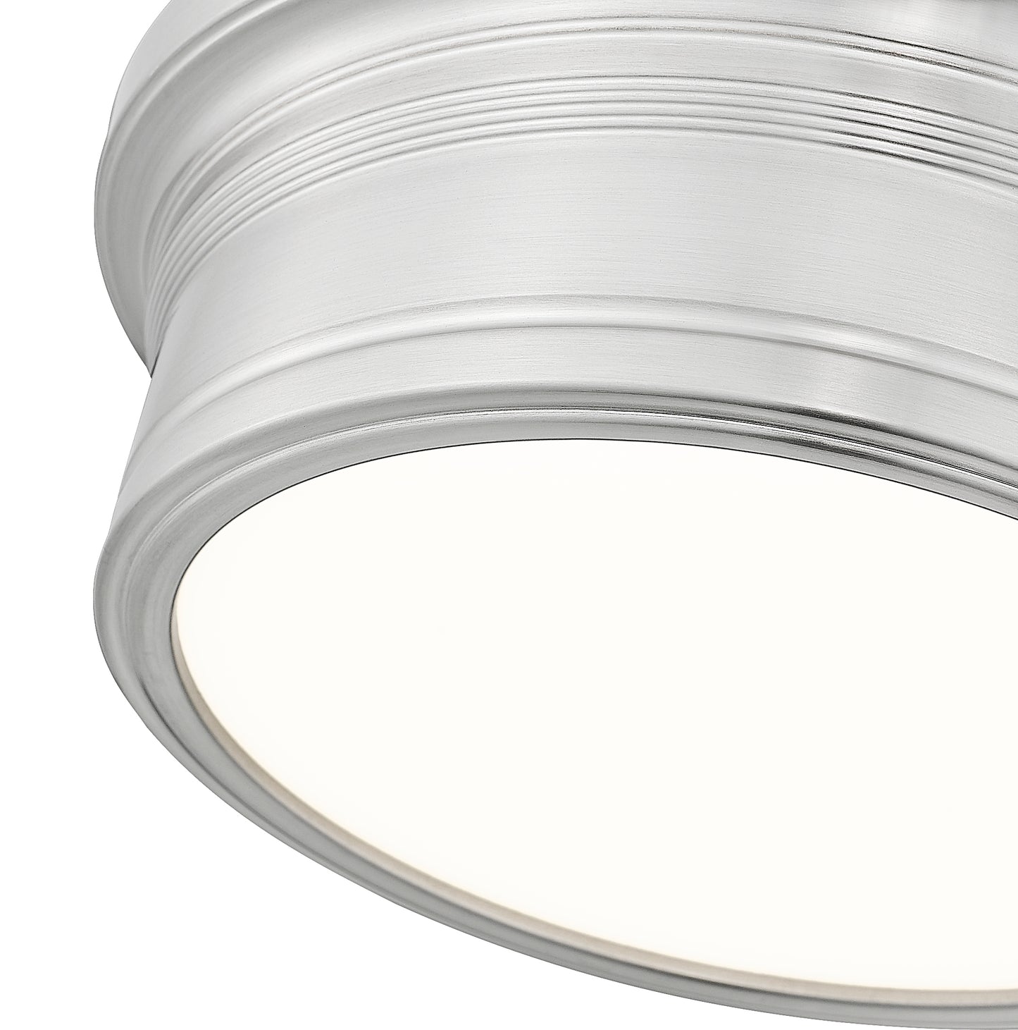 7702F12-BN-LED - Bentley 1 Light Flush 12" Mount - Brushed Nickel
