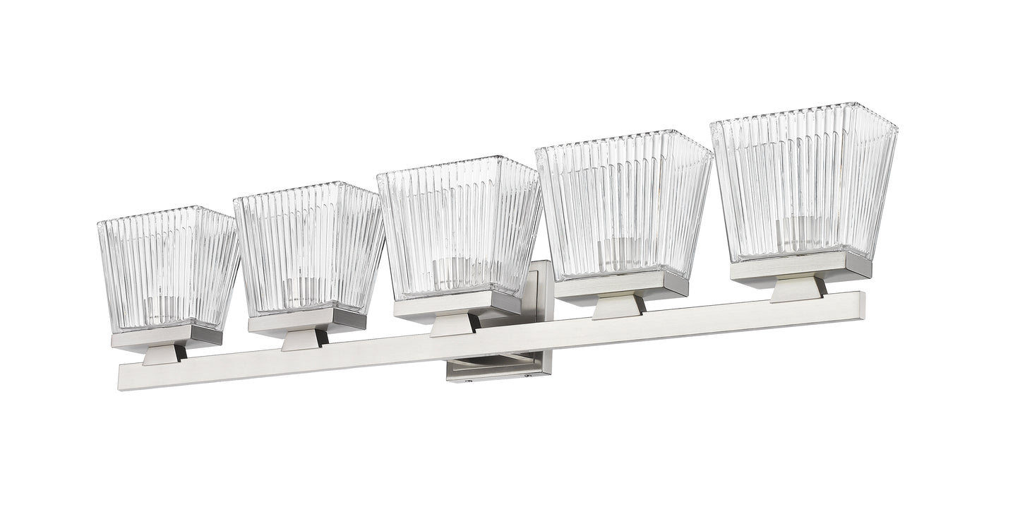 1936-5V-BN - Astor 5 Light 36" Vanity - Brushed Nickel