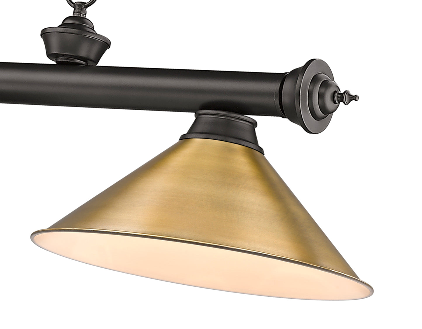 2306-3BRZ-RB15 - Cordon 3 Light 57" Billiard - Bronze