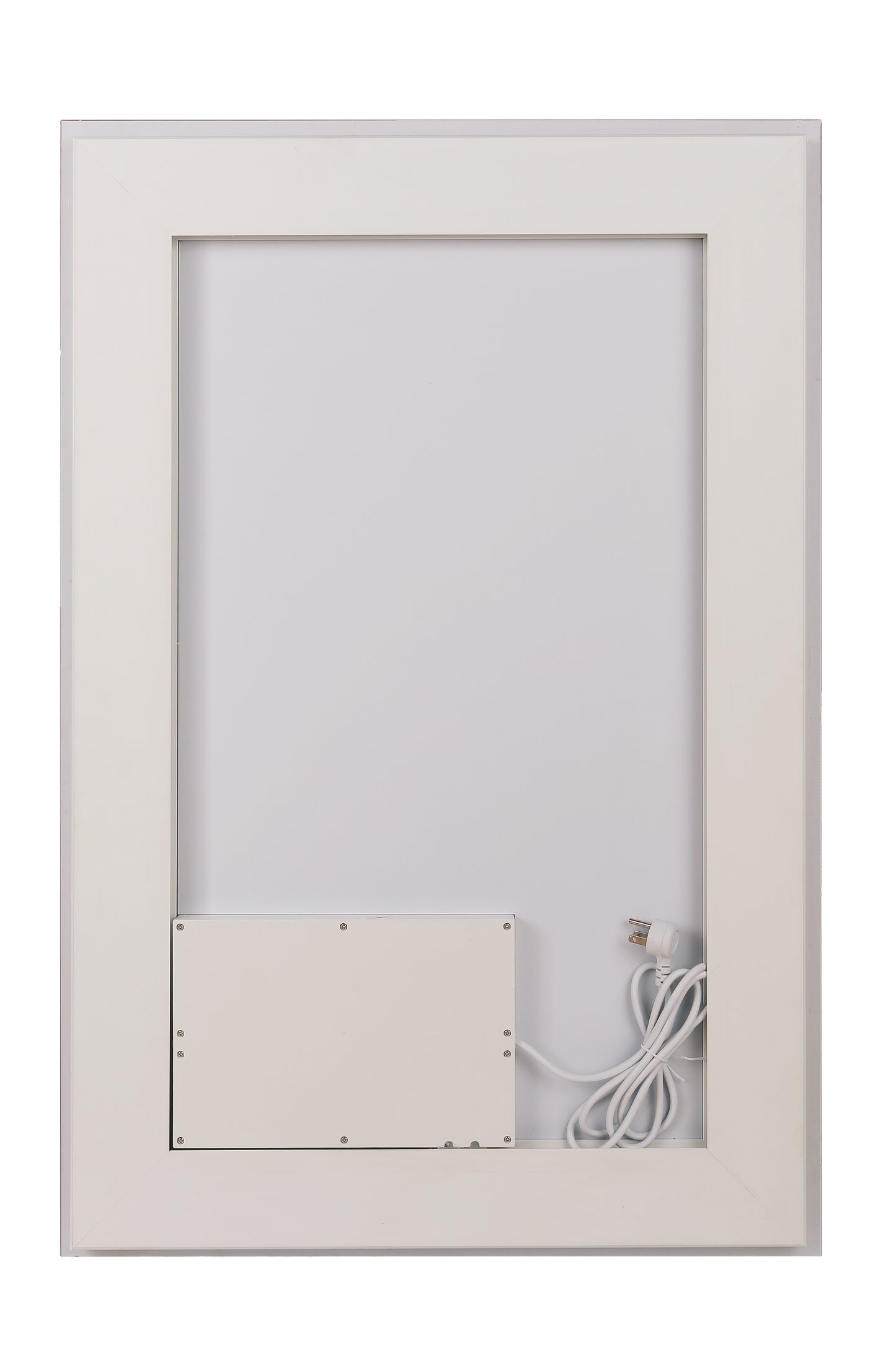 MIR2409RT-W3C - Meredith 1 Light 24" Wide Illuminated Mirror - White