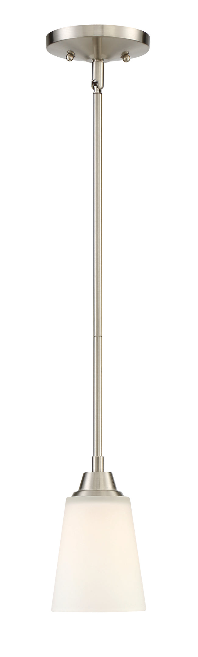 41991-BNK - Grace 1 Light 5" Wide Mini Pendant - Brushed Nickel