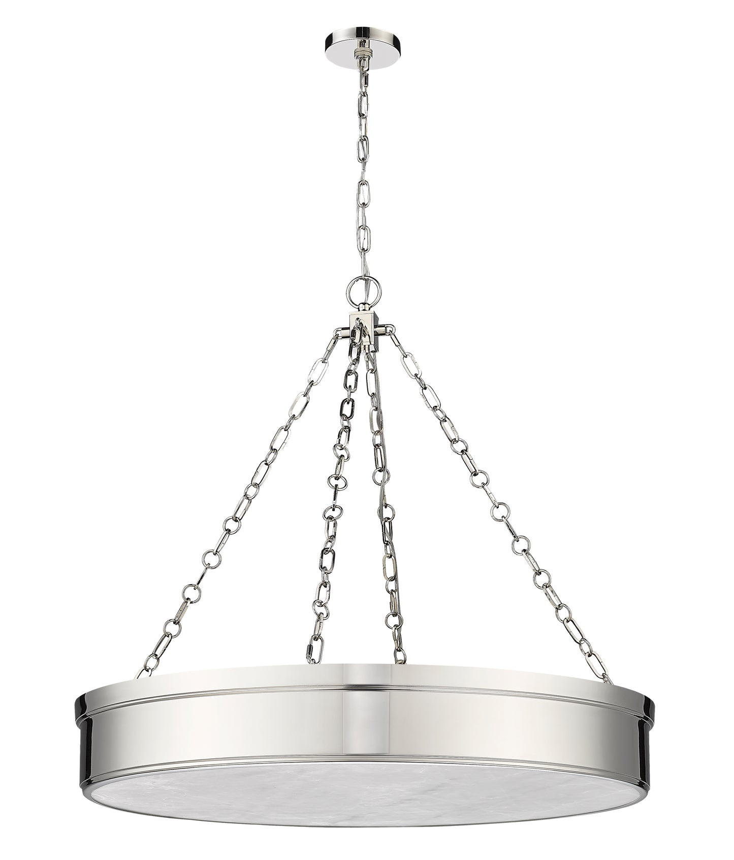 1944P33-PN-LED - Anders 3 Light 33" Chandelier - Polished Nickel