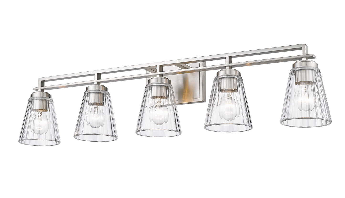 823-5V-BN - Lyna 5 Light 39" Vanity - Brushed Nickel