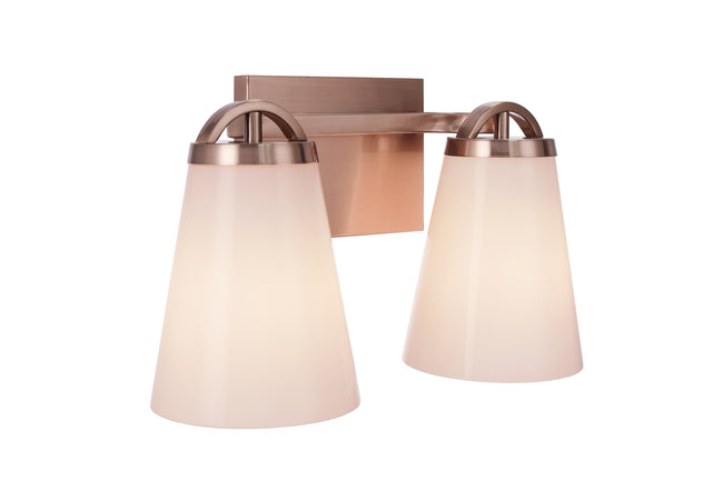 20714CPZ2 - Zane 2 Light 14" Wide Vanity Light - Premium Bronze