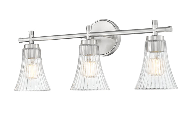 7519-3V-BN - Belle 3 Light 24" Vanity - Brushed Nickel