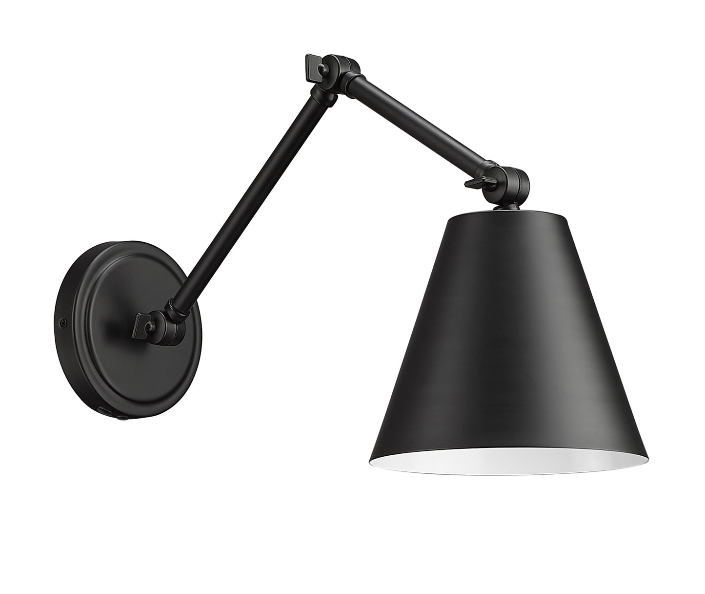 347S-MB - Regent 1 Light Wall 8" Sconce - Matte Black