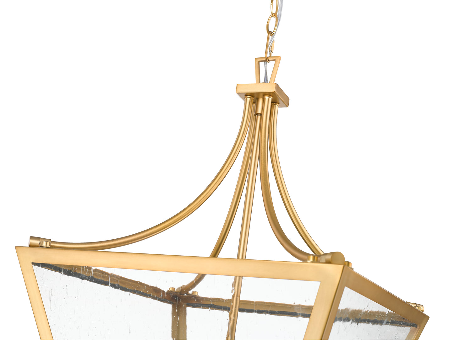 1961-4C-RB - Montalcino 4 Light 18" Chandelier - Rubbed Brass
