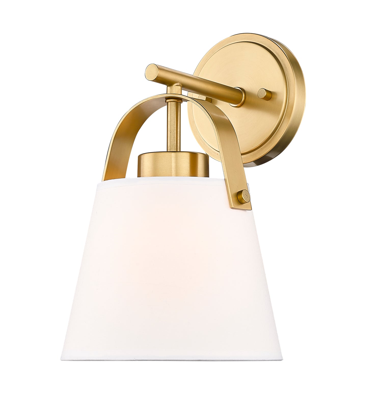 743-1S-HBR - Z-Studio 1 Light Wall 13" Sconce - Heritage Brass