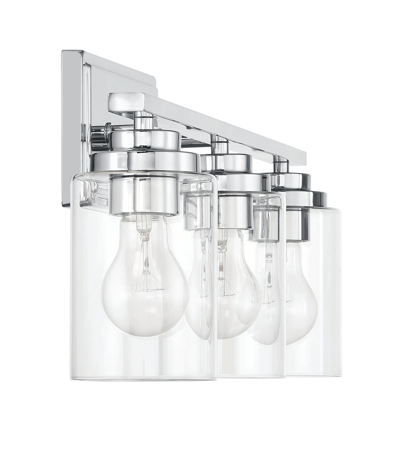 20425CH3 - Clark 3 Light 25" Wide Vanity Light - Chrome