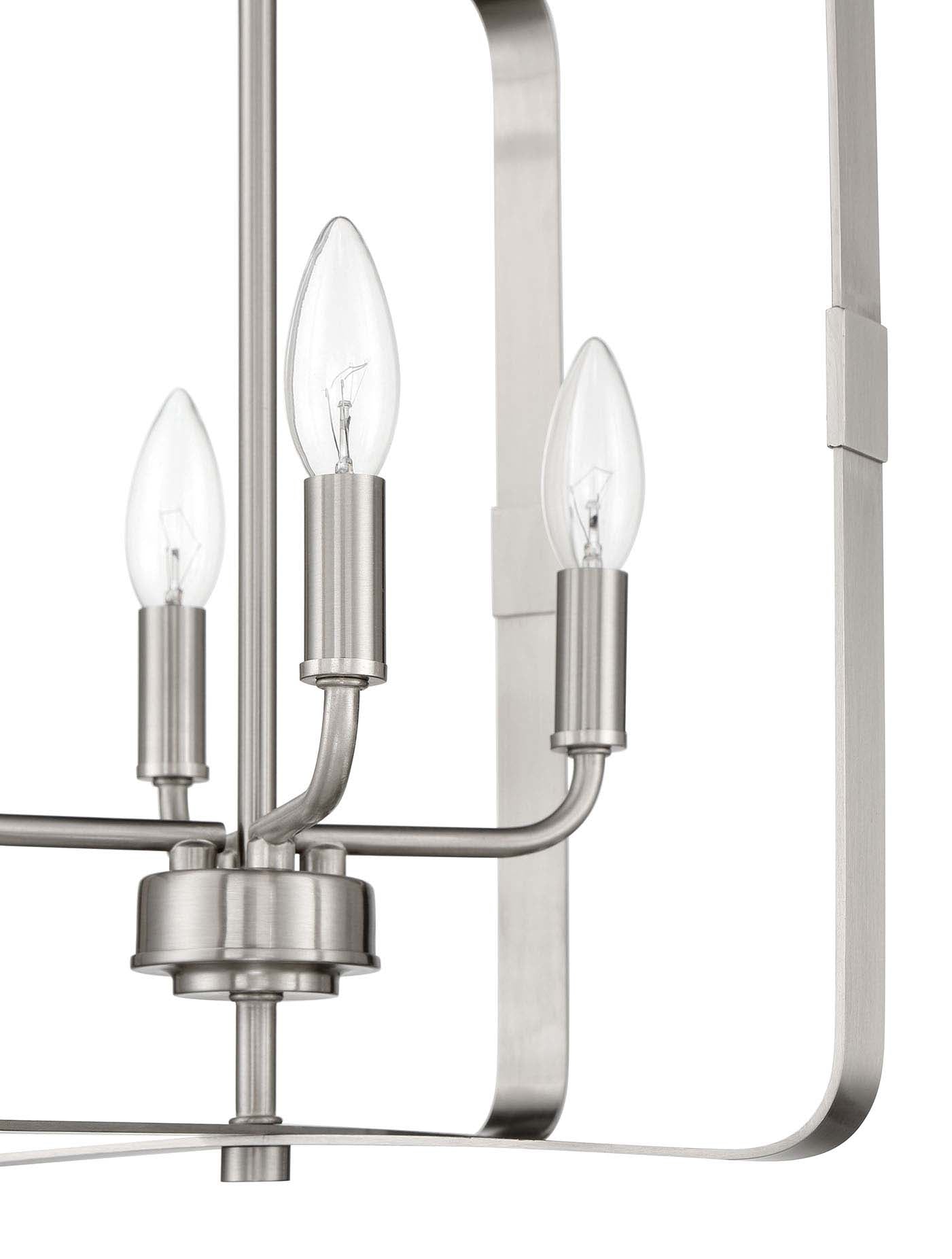 56034-BNK - Stowe 4 Light 15" Wide Foyer Light - Brushed Nickel