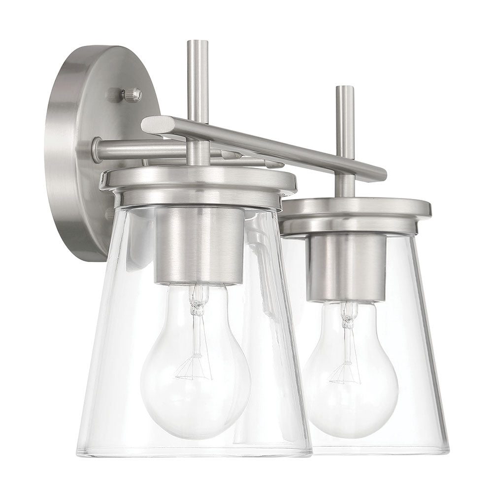 60402-BNK - Connell 2 Light 14.5" Wide Vanity Light - Brushed Nickel