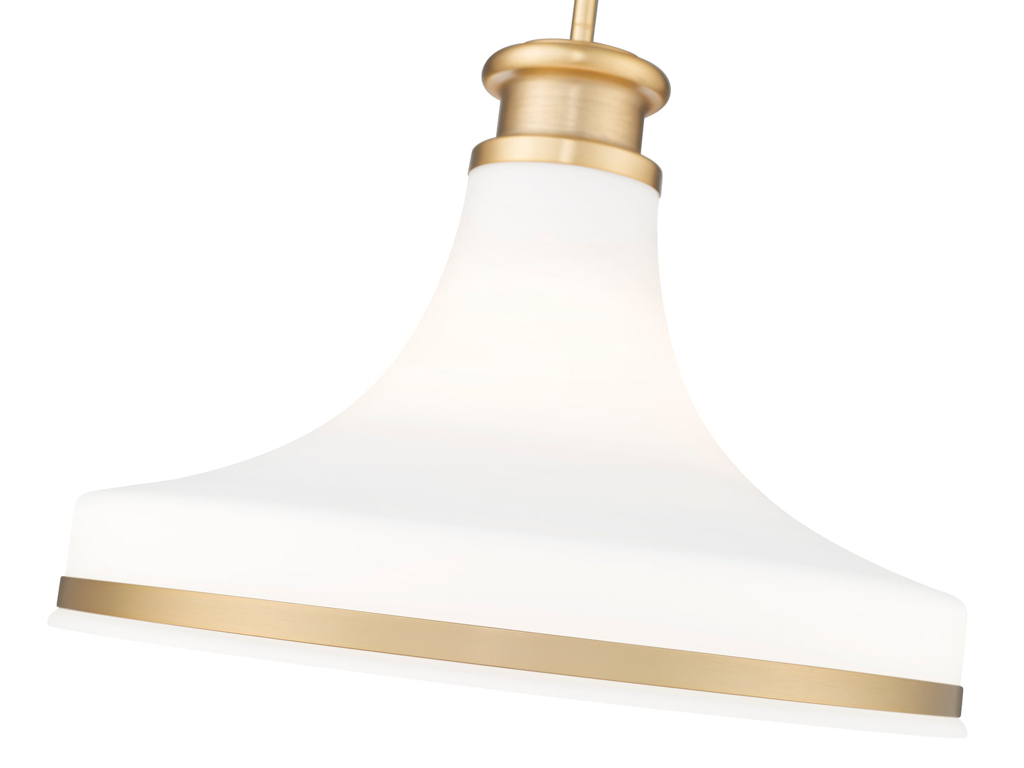 831P18-MGLD - Reznor 1 Light 18" Pendant - Modern Gold