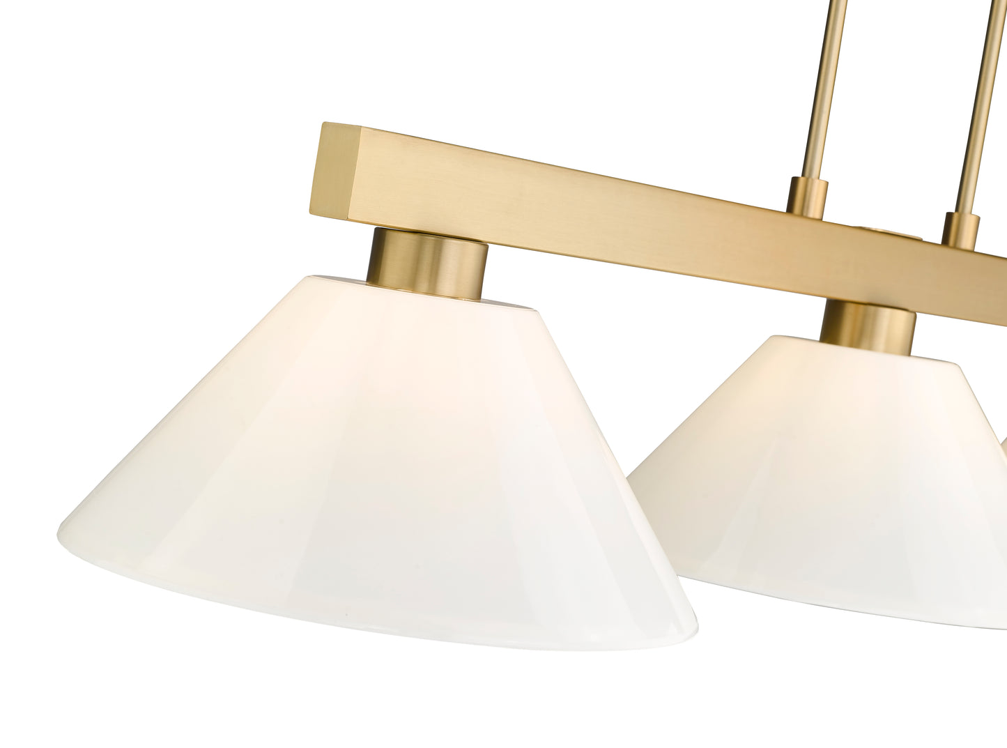 152MGLD-PWH - Cobalt 3 Light 50" Billiard - Modern Gold