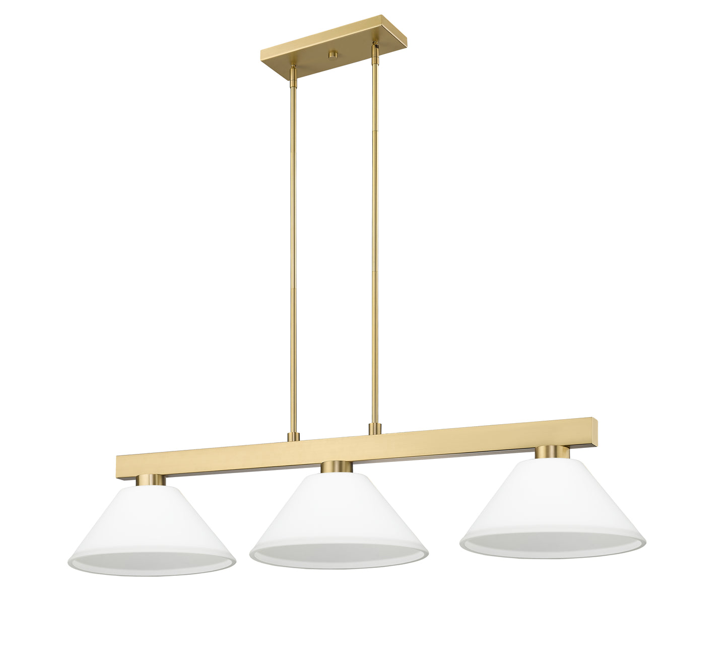 152MGLD-AMO14 - Cobalt 3 Light 50" Billiard - Modern Gold