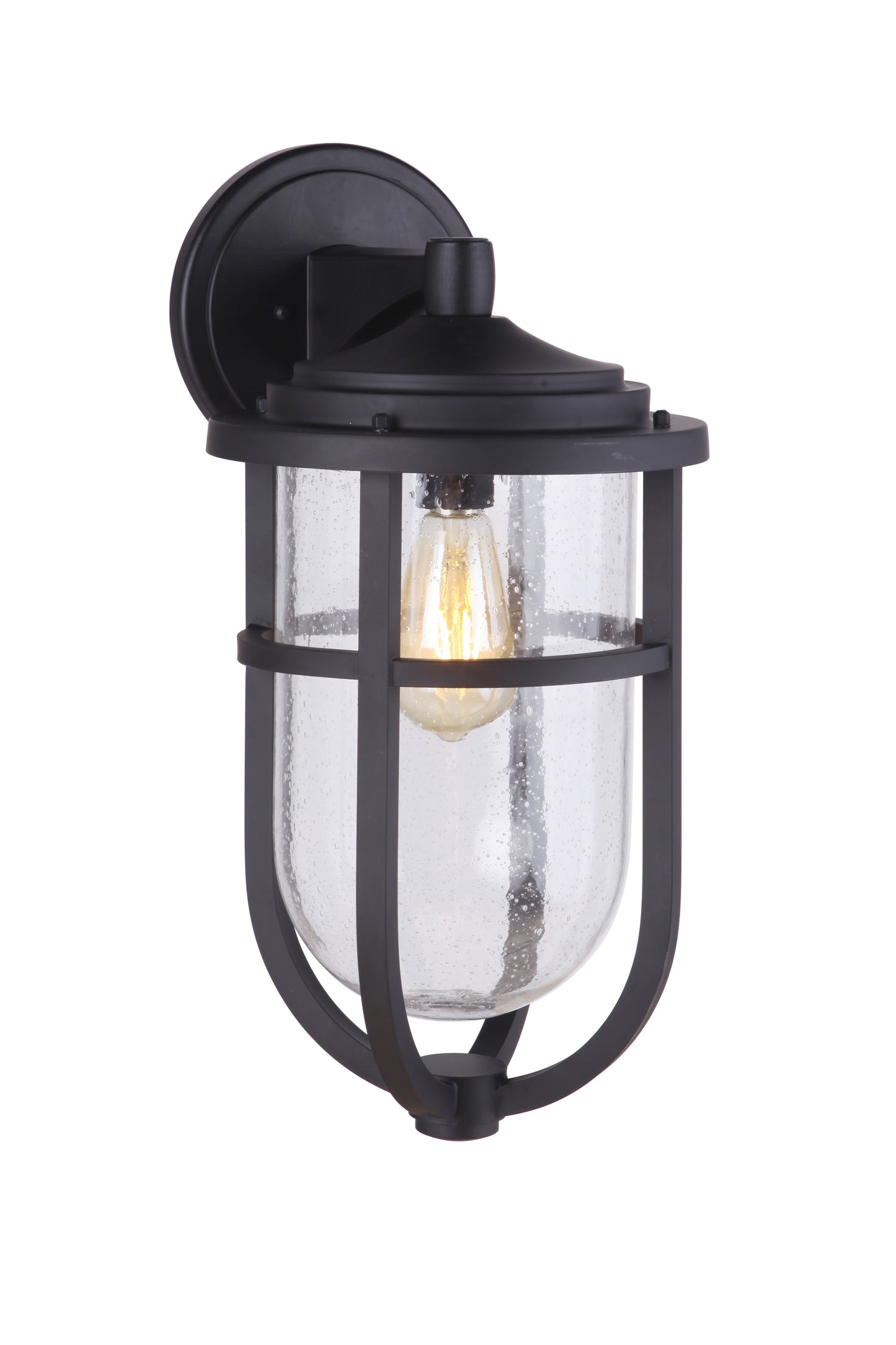 ZA4724-MN - Voyage 1 Light 19" High Outdoor Wall Lantern - Midnight