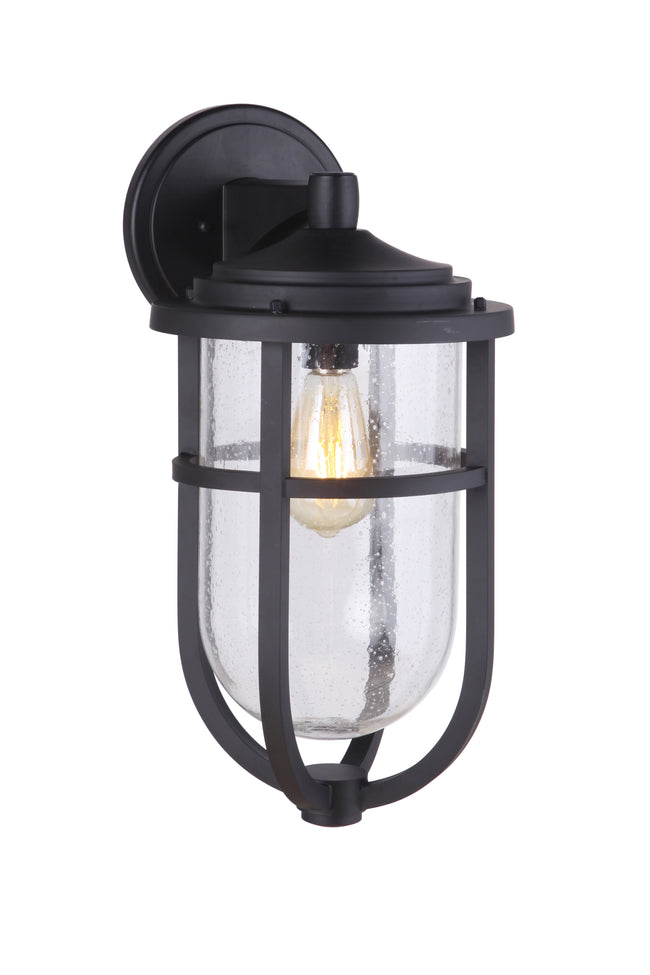 ZA4724-MN - Voyage 1 Light 19" High Outdoor Wall Lantern - Midnight