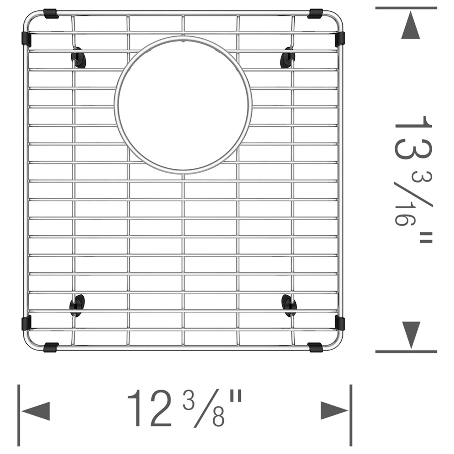 239955 - Stainless Steel Sink Grid for Vintera Equal Double Kitchen Sink