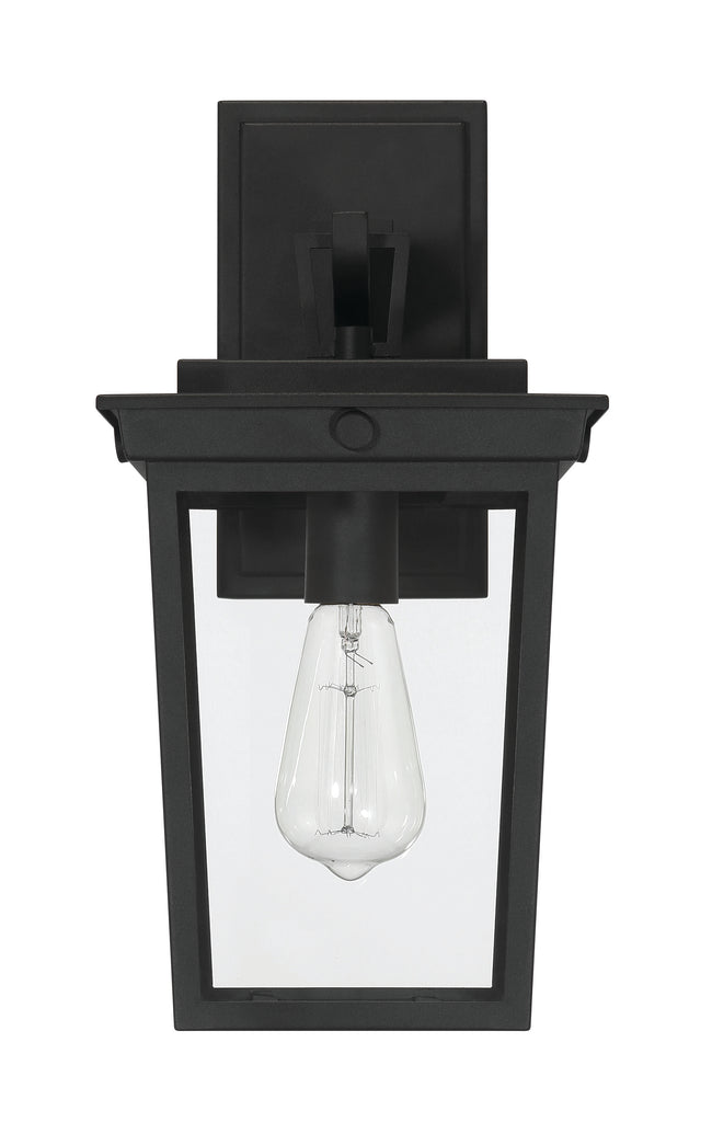 ZA7804-TB - Duncan 1 Light 16" High Outdoor Wall Lantern - Textured Black