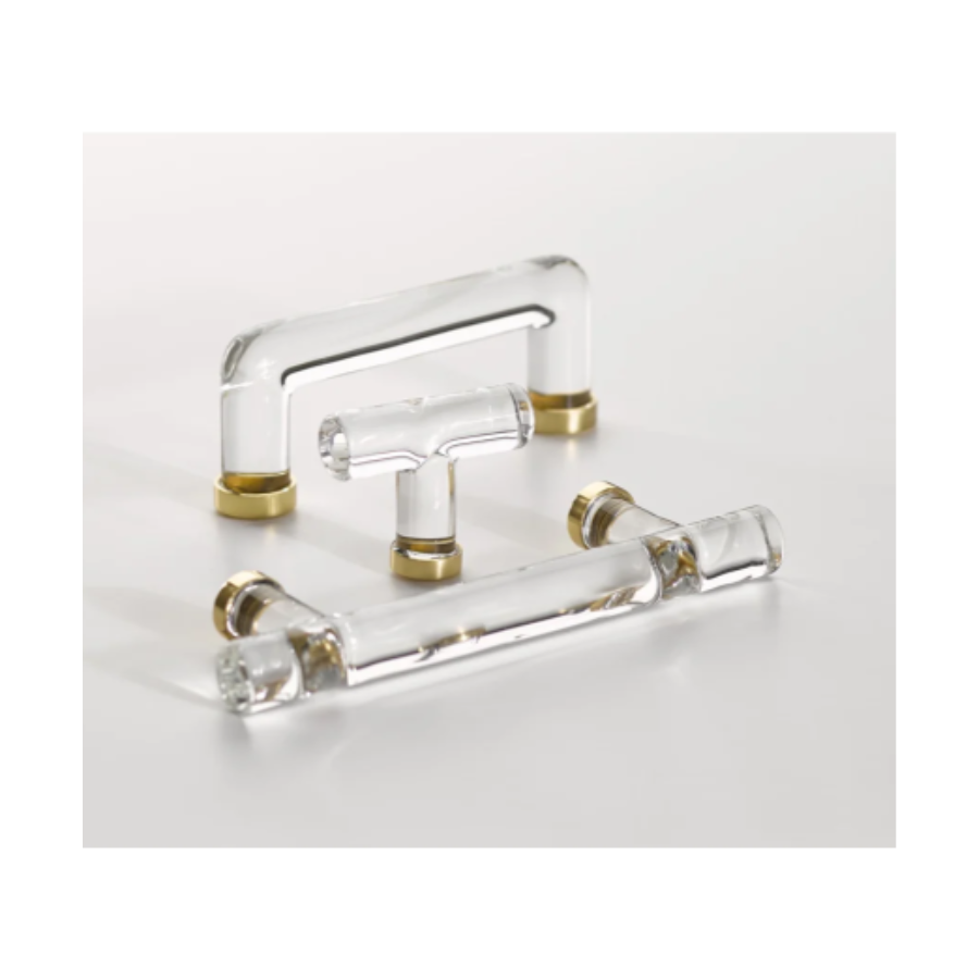 86724US4 - Modern Bar 4" Center to Center Cabinet Bar Pull - Satin Brass