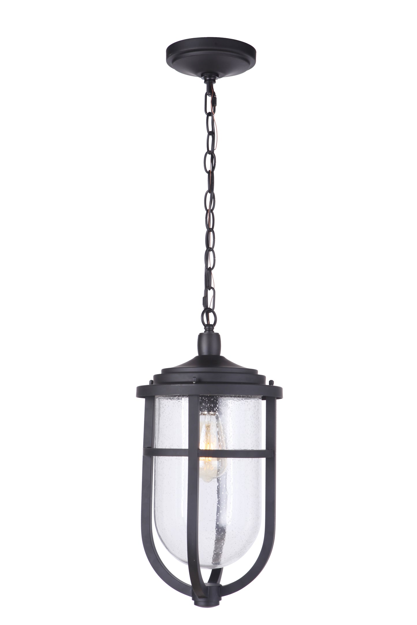 ZA4721-MN - Voyage 1 Light 9.5" Wide Outdoor Pendant - Midnight