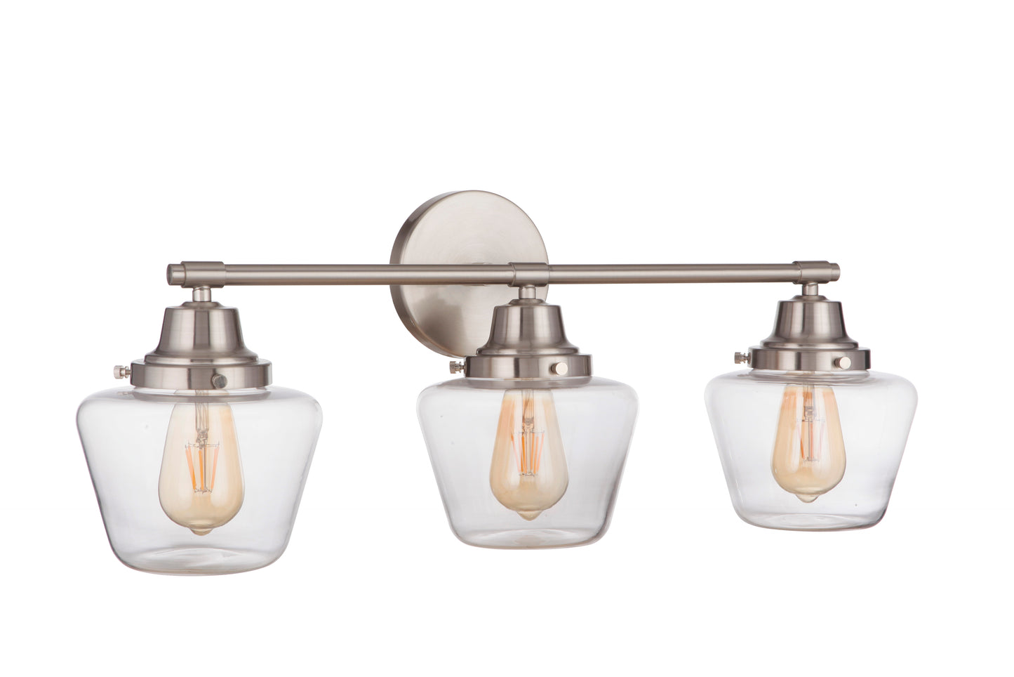 19528BNK3 - Essex 3 Light 28" Wide Vanity Light - Brushed Nickel
