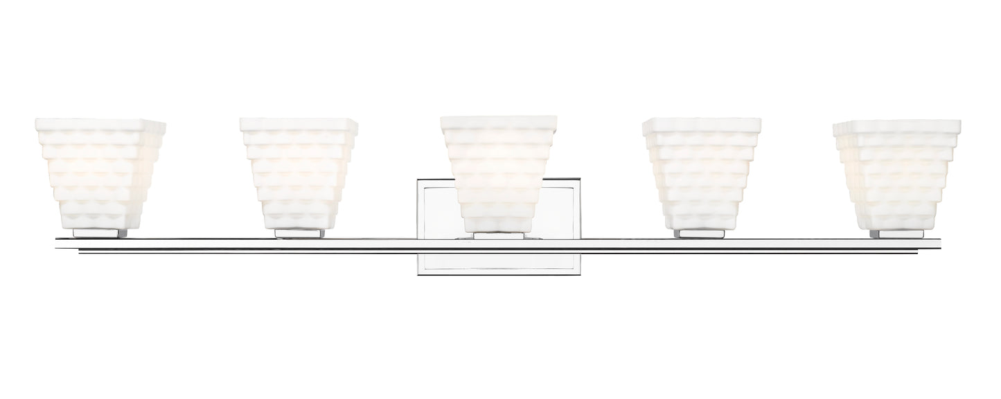 7514-5V-CH - Annalise 5 Light 42" Vanity - Chrome