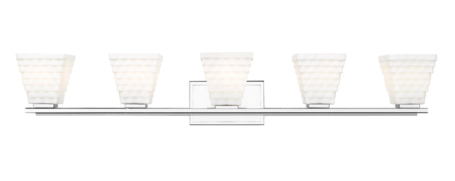 7514-5V-CH - Annalise 5 Light 42" Vanity - Chrome