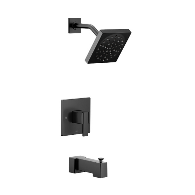 UTS3713EPBL - 90 Degree M-CORE 3-Series Tub/Shower - Matte Black