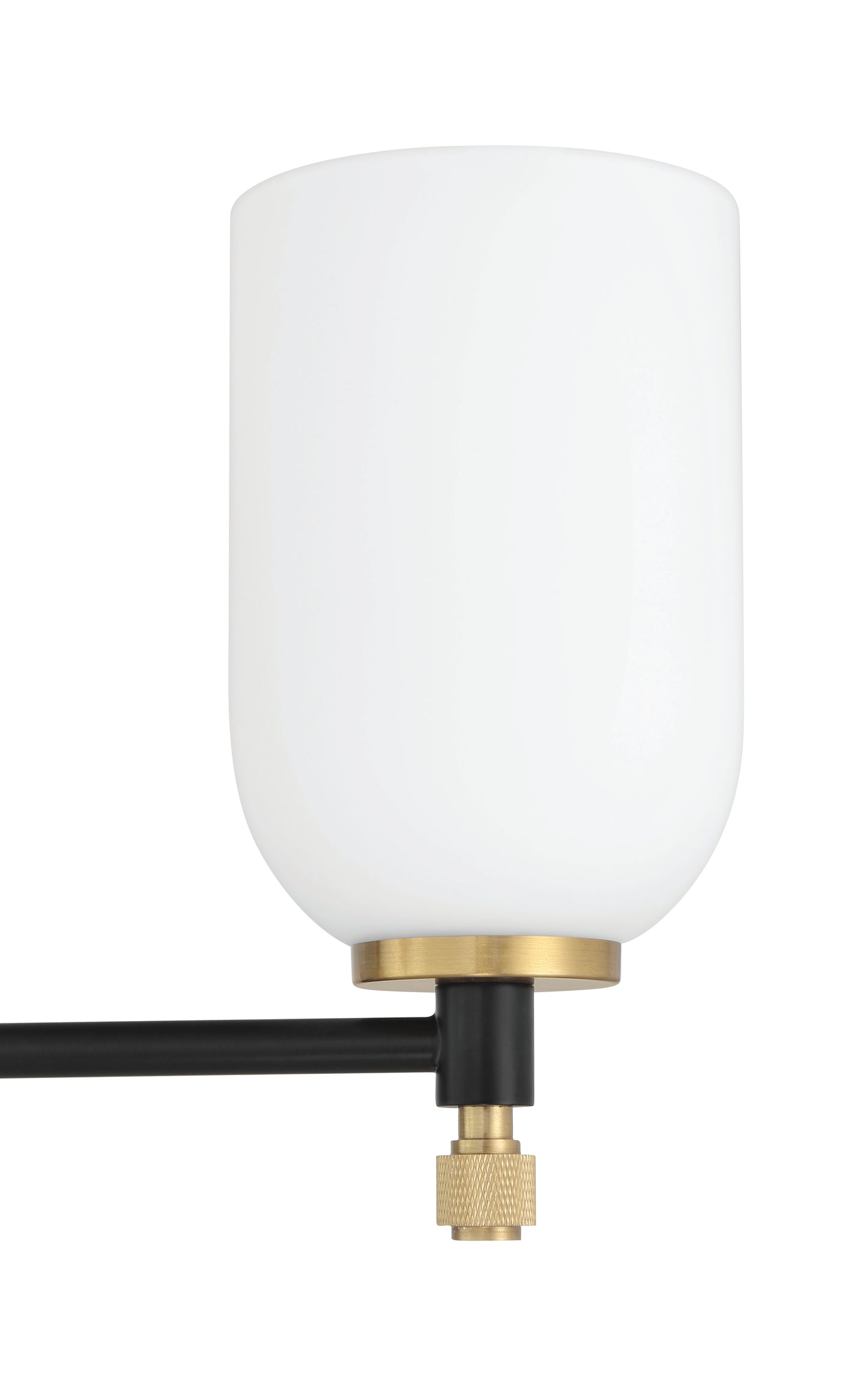 60323-FBSB - Council 3 Light 22" Wide Chandelier - Flat Black / Satin Brass