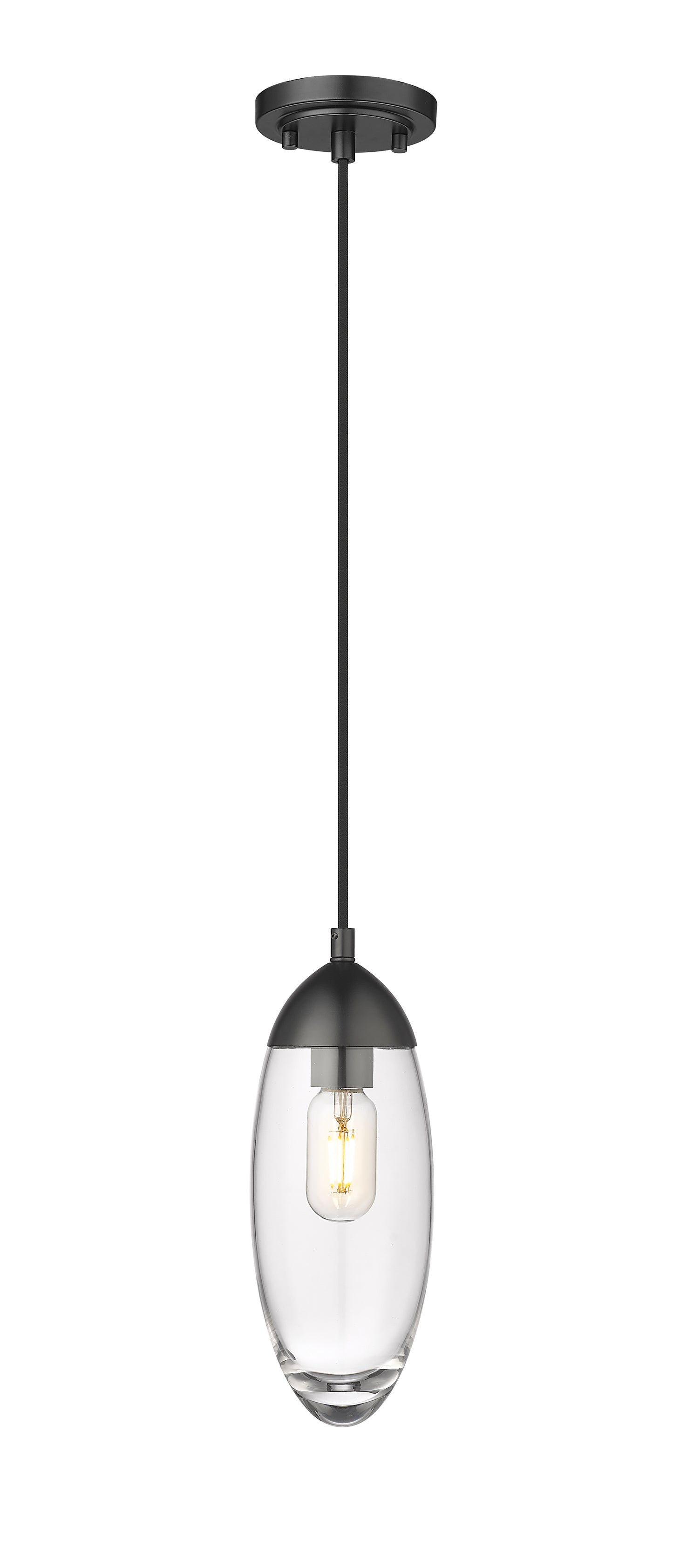 651P-MB - Arden 1 Light 4" Pendant - Matte Black