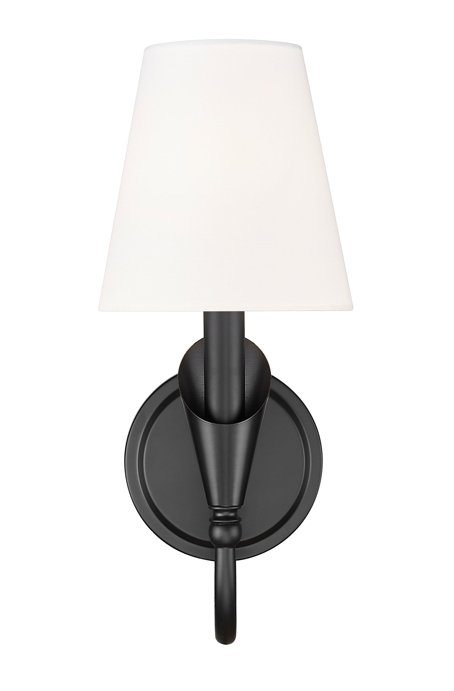 4014-1S-MB - Claudelle 1 Light Wall 14" Sconce - Matte Black